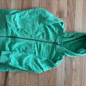 Green Zip-Up Hoodie